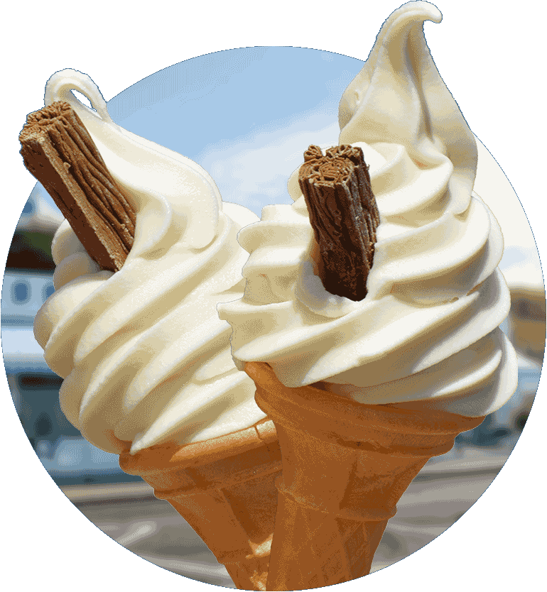 Whippy Ice Cream in Cones